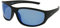 INVU. Flexi matt schwarz Spiegel blau