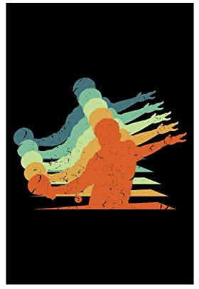 FISH DRAGATE Retro-Spiele-Anime-Poster, Tischtennis, cool, Retro-Leinwand, Poster, Schlafzimmer, Dekoration, Sport, Landschaft, Büro, Zimmer, Dekoration, Geschenk, ohne Rahmen, 30 x 45 cm