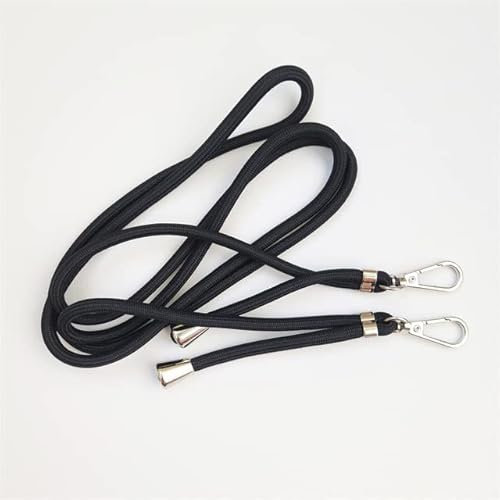 TIVAS Longe de Cordon de bandoulière à Double Crochet pour téléphone Portable Sangle réglable Universelle audacieuse 6mm de Long Pince à Lacet Cou accrocher la Corde d'attache