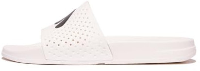 Fitflop Iqushion Claquettes de Piscine flèche pour Homme Sandale Glissante, Blanc Urbain, 41 EU