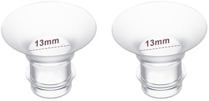 Inserti flangiati da 13 mm, 2 pezzi, compatibili con Momcozy S12 Pro/S9 Pro/S12/S9 indossabile coppa tiralatte, adatti per Medela/Spectra/Elvie/Willow/TSRETE scudi/flange da 24 mm, riducono il tunnel
