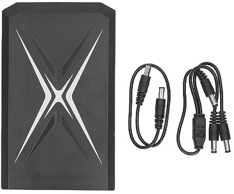 Mini USV Batterie Backup Kompaktes USV-System mit 8800 MAh und Hoher Kapazität – Unterbrechungsfreie Stromversorgung für Kamera-WLAN-Router, 2 Eingabemethoden, 9-VDC-Eingang