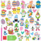 AUAUY 30 PCS DIY Diamant Malerei Aufkleber, Mosaik Aufkleber Set in Harz, 5D Diamant Painting Bilder Sticker mit Werkzeug, Niedlich Diamond Painting Bilder für Kinder Spielzeug Geschenke (Ostern)