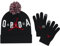 Jordan Big Boys Pom Beanie 2-teiliges Set, B (9a0869-023)/W, 8-18 Jahre
