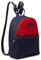 Tommy Hilfiger Damen Arianna Ii Med Dome Rucksack, Tommy Navy/Tommy Red, Medium