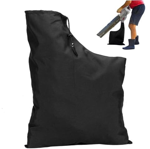 Remplacement du sac de souffleur de feuilles, sac de souffleur de feuilles grand sac de rangement de souffleur de feuilles imperméable avec sac à vide à feuilles à glisse à créat pour les accessoires