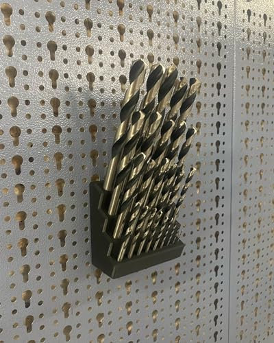 Bohrer 13-1 mm Halterung für Küpper Lochwand und 45 mm Eurolochung Metallbohrer Werkzeugwand