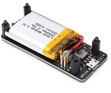 Syrisora Lite USV-Netzteil, Batterieladegerät, Zubehör, Kompatibel mit Zero, mit Unterbrechungsfreier Stromversorgung, Ideal Pi Pico und Pi Lipo USV