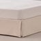 Abdeckung für Boxspringbetten, 200 x 190 / 200 cm, Bettgestell, 200 cm, naturfarben