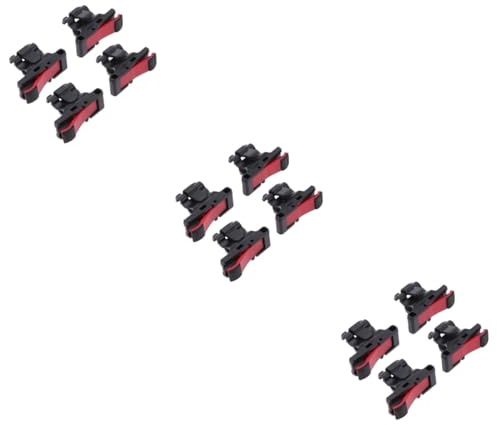 Gadpiparty 12stücke Mobile Game Controller Für Shooter Teiliges Tasten Für Verbesserte Spielleistung Stabiler Joystick Für Smartphones Schwarz Und Rot