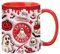Yugugomo Taza fantasma de 350 ml, taza de té espeluznante como decoración de mesa, taza fantasma para el y la escuela, vaso para whisky y zumo