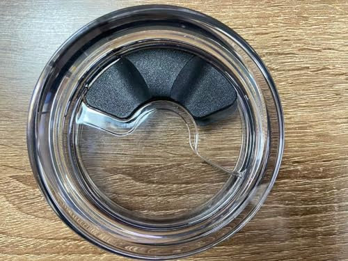 Snowfall 20OZ Magnetic Slide Cover for YETI Rambler or Stackable Tumbler 20 OZ, Also Fit YETI 10 OZ Mug and 10 OZ Lowball, 16 OZ Pint, Spill Proof MagSlider Lid,Straw Friendly (2 Pack, 20 OZ)