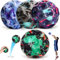 LIVESTN 8 Stück Jump Balls – 7 cm Gummiball Hüpfball Set, Leicht & Hohe Sprünge, Mini Bouncy Space Ball für Kinder, Outdoor Spielzeug für Draußen