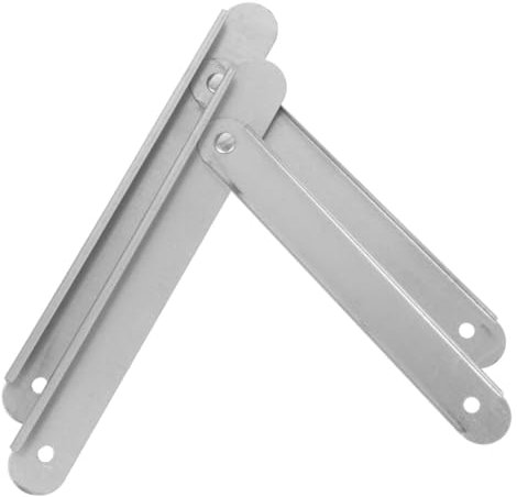 DOITOOL 1 Par De Ganchos Para Escalera Plegable Bisagras Móviles Pestillos Contra Incendios Tiradores Para Casa Trabajo Mudanza Loft Combinación De Estantes Accesorios Para
