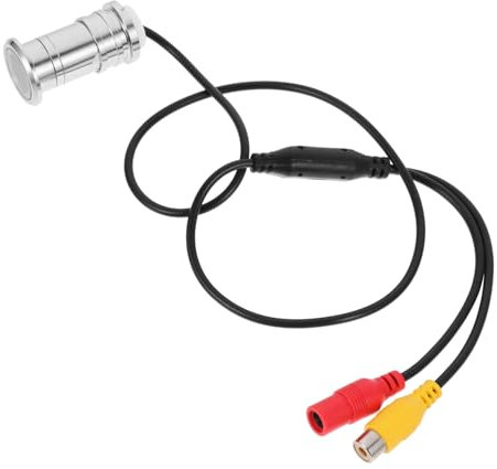 KONTONTY Mirilla de Seguridad 1089 Cámara de Video 90 Instalación Compatible Puertas Mirilla Cable 1