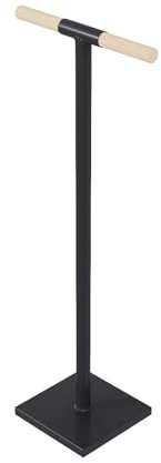 QLS Betonstampfer aus Stahl 20x20 cm Gewicht 8 kg Erdstampfer zum Verdichten Schwarz