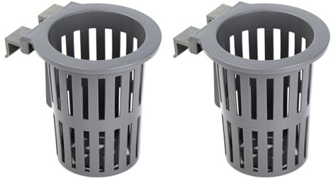 2pcs Aquarium Plant Holder for Various Fish Tanks Aquariums Hydroponic Planter Basket Pots Fish Tank Habitat Supply Hydroponic Plant Basket