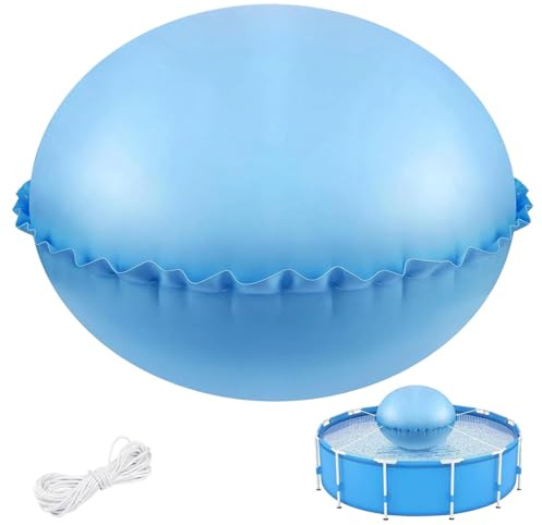 Swimming Pool Cesame - Heavy Inflatable Pool Cover, Water Floating Pad | Strong Inflatable Protection with Rope Tie, Accessory