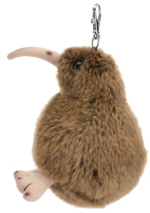 VICASKY 2 Stück Plüsch Kiwi Vogel Braunes Kuscheltier aus Weichem PP Baumwollmaterial Dekoratives Haustier Stofftier für Wohnzimmer Schreibtisch Schlafzimmer und