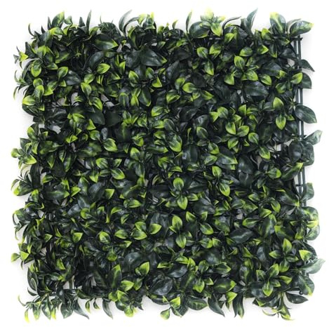 Valyria Home | Jardín Vertical Artificial Interior y Exterior | Planta Artificial Pared | Pack 12 Paneles 50x50 cm (3m²) | Decoración Diseño Moderno | Proteccion UV | Traful