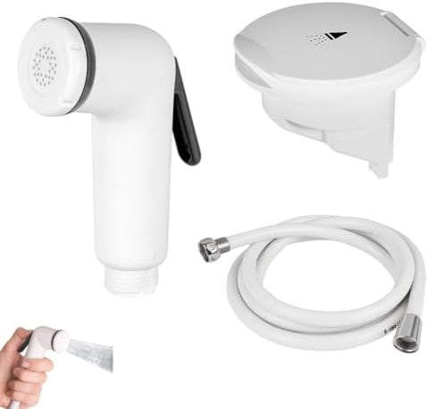 Kit de pommeau de douche marine rétractable à main économiseur d'eau avec tuyau anti-enchevêtrement à 360°,pour yacht et utilisation en extérieur,camping-car,kit de pommeau de douche d'extérieur(2,5m)
