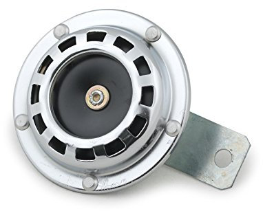 Nautika universelles Signalhorn elektrisch, verchromt, 12 V, Hupe Boot Horn Schiffshorn Bootsfanfare Bootshupe Nebelhorn Fanfare