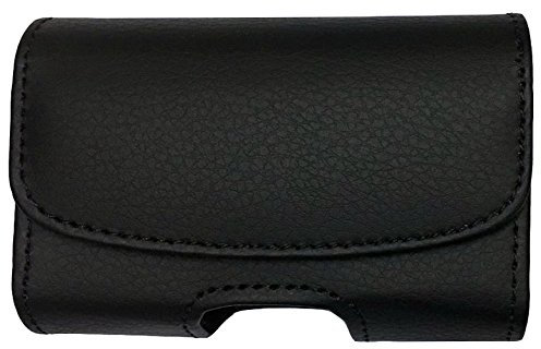 Premium Classic Style Pouch case with Belt Clip for Tandem Diabetes Care T:Slim X2 Pump (Horizontal/1/black)