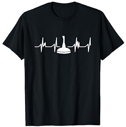 Stockschützen Männer Stocksport Eisstockschießen T-Shirt