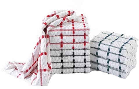 KB Tradax Tea Towels – 100% Cotton Kitchen Tea towels Super Absorbent & Quick Drying Hotel Quality Kitchen Towels Set | 65 x 40 cm - Machine Washable for Everyday (Pack of 2)