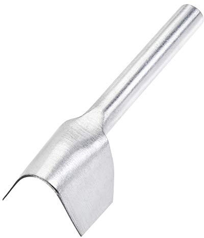 uxcell V-Form Leder Cutter Punch 32 mm Gurtende Stanzwerkzeug zum Basteln von Riemen, Gürtel, börse und Tasche