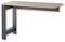 Stella Trading JASMIN Schreibtisch Winkel in Graphit, Artisan Eiche Optik - Eckschreibtisch Erweiterung für mehr Arbeitsfläche - Landhausstil Büromöbel Komplettset - 120 x 76 x 50 cm (B/H/T)