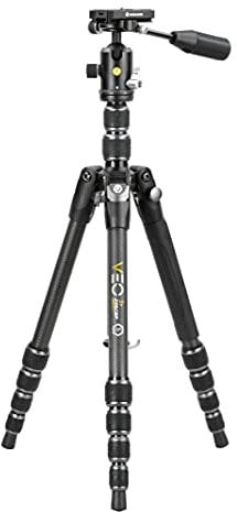 Vanguard VEO 3T 235CBP Carbon Fibre Travel/Vlogging Tripod with Ball/Pan Head - 8kg Load Capacity
