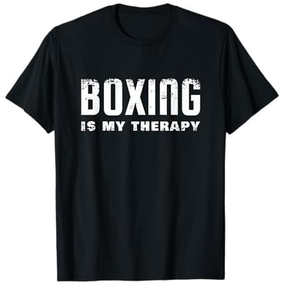 Boxen Ist Meine Therapie Boxer T-Shirt