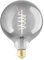 EGLO E27 Lampe dimmbar, Spiral LED Glühbirne Globe, Vintage Deko Leuchtmittel schwarz-transparent im Retro-Design, 4 Watt, 100 Lumen, warmweiß, 2000k, Edison Birne G125, Ø 12,5 cm