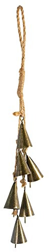 Small snail Cloches de Sorcière, Métal Carillons Éoliens Fait à La Main Cloche Protection de Porte Ornements Suspendus pour Extérieur Intérieur Porche Jardin Fenêtre Décoration Maison