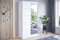 ML Furniture Ltd Kleiderschrank mit Spiegel 100 cm Daytona Schwebetürenschrank Schrank Garderobe Schlafzimmer- Wohnzimmerschrank Farbe: Weiß Matt