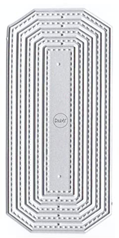 DzIxY Quadratische Lesezeichen-Metall-Stanzformen für Kartenherstellung, Prägepapier, Stanzformen, Scrapbooking, Maschinen, Schablonen, Aufbewahrungstaschen, Zubehör