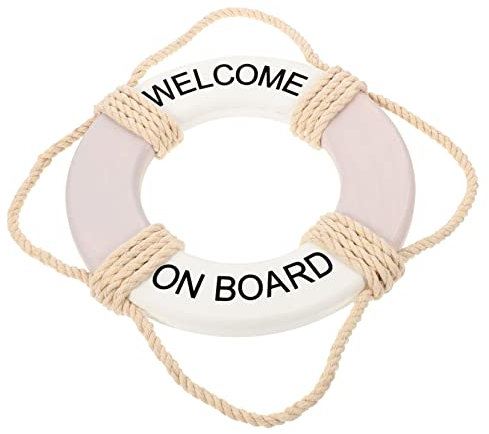 Garneck Mittelmeer Boje Nautischer Dekorativer Rettungsring Nautische Wanddekoration Lebensretter Strand Rettungsring Ornament Rettungsring Wandbehang Kunst Der Sommer Dichtebrett Plakette