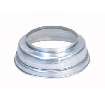Dachrinne Aluminium NW 100mm Länge 2 Meter (Standrohrkappe aluminium DN80 auf KG-Rohr)