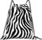 SJOAOAA Zebra Kordelzugbeutel für Damen und Herren, Kordelzug-Rucksack, String-Tasche, Turnbeutel, Geschenk für Yoga, Schule, Schwimmen, Strand, Zebra Skin2, One size