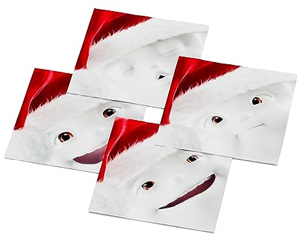 FIFTYEIGHT PRODUCTS/Servietten - Lunch „Weihnachtszinnober“ (weiß-rot, Made in Germany)