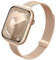 Yoohoo Schmales Armband Kompatibel mit Apple Watch Armband 38mm 40mm 41mm 42mm 44mm 45mm 46mm 49mm für Damen,Magnetisch Metall Edelstahl Armband für iWatch SE Series 10 9 8 7 6 5 4 3 2 1,RoséGold