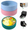 ZHYEEDAA 3 moldes de silicona para freidora de aire, moldes individuales para hacer bocados de huevo, moldes reutilizables para huevos, moldes para cocinar huevos, accesorios para freidora de aire sin