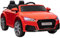 HOMCOM Voiture électrique Enfant véhicule électrique Enfant Audi TT RS 12 V 30 W V. Max. 3 Km/h télécommande 2,4G Effets sonores + Lumineux Rouge