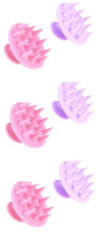 PartyKindom 6 Stk Shampoo-bürste Kopfmassagegerät Wäscher Bürstenkopf Massagebürste Kopfhaut Haustier