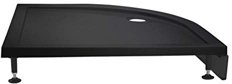 Balterley Shower Tray Riser Kit, 2 Grey Panels, 6 Pack of Legs, Clips & Screws, Leg Set & Plinth Kit for Rectangular Trays, Shower Tray Plinth & Support Legs - 1700 x 105mm & 1000 x 105mm (Slate Grey)