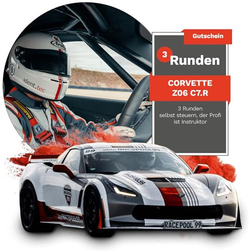 Racepool99 Erlebnis Gutschein - 3 Runden selber Fahren kompatibel mit Mercedes GT S AMG auf Rennstrecke Bilster Berg/Geschenke für Autoliebhaber/Geschenk für Männer & Frauen