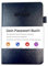 OFF-Block Dein Passwort Buch I mit A-Z Register I Organizer für Passwörter, Benutzernamen, Webseiten und mehr I mit Stiftschlaufe I Gummiband I Dokumententasche innen Farbe schwarz