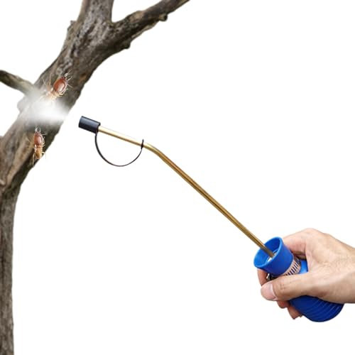 Pulverizador de Bombilla de Control de Hormigas Plumero en Polvo de Tierra de Diatomeas Portátil Asesino de Hormigas Pulverización de Avispas Con Tubo De Cobre Largo Para Jardín de Insectos