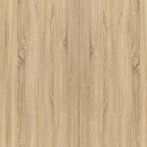 Abyssaly Carta Adesiva per Mobili Legno, Pellicola Adesiva per Mobili Marrone Chiaro Vintage, Carta da Parati Impermeabile Rivestimento per Decorare Cucina Armadio 30cm x 200cm